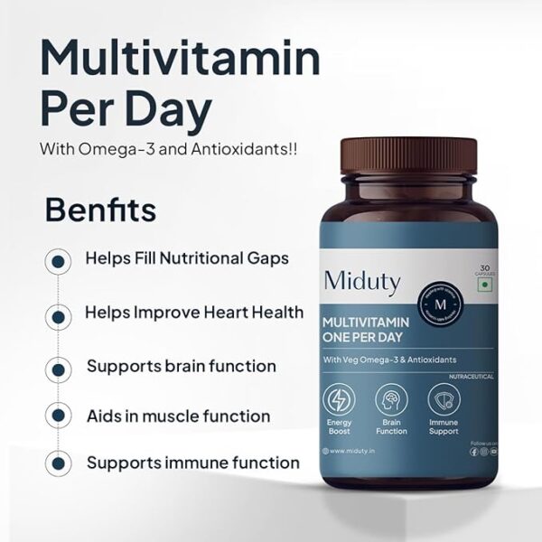 Miduty Multivitamin with Omega 3 - Image 2