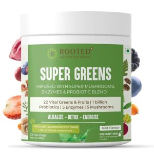 Rooted Active's Super Green Powder