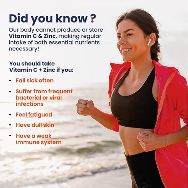 Wellbeing Nutrition Natural Vitamin C + Zinc - Image 4