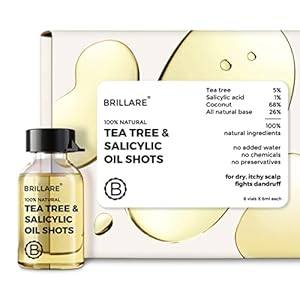 Brillare Tea Tree, Salicylic Acid & Coconut Shots, Light Oil for Summer (48ml)