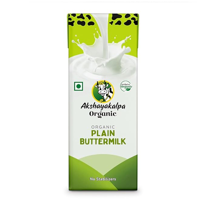 Akshayakalpa Organic Buttermilk Plain (Pack Of 16 (200 Ml)),Liquid - Image 4