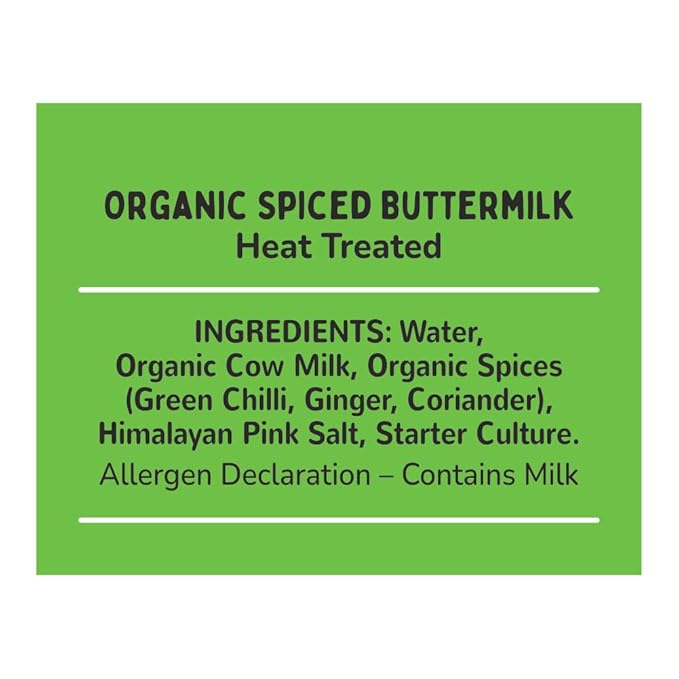 Akshayakalpa Organic Buttermilk Spiced - Pack Of 16 (200 Ml) No Added Preservatives - Image 3