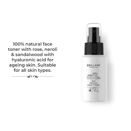 Age Revival 100% Natural Face Toner With Hyaluronic Acid (50ml) - Image 2