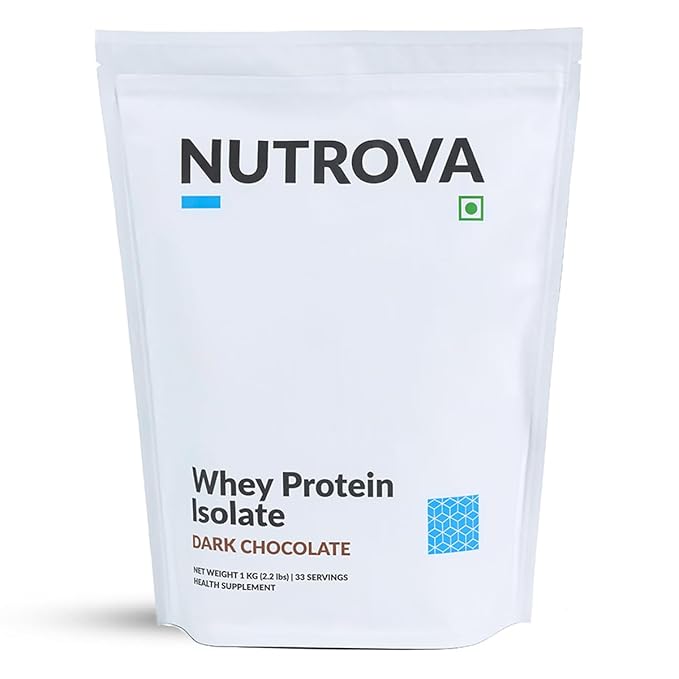 Whey Protein Isolate Dark Chocolate 1Kg (Pack of 1)