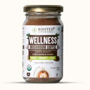 Rooted Active's Premium Adaptogenic Mushroom Coffee