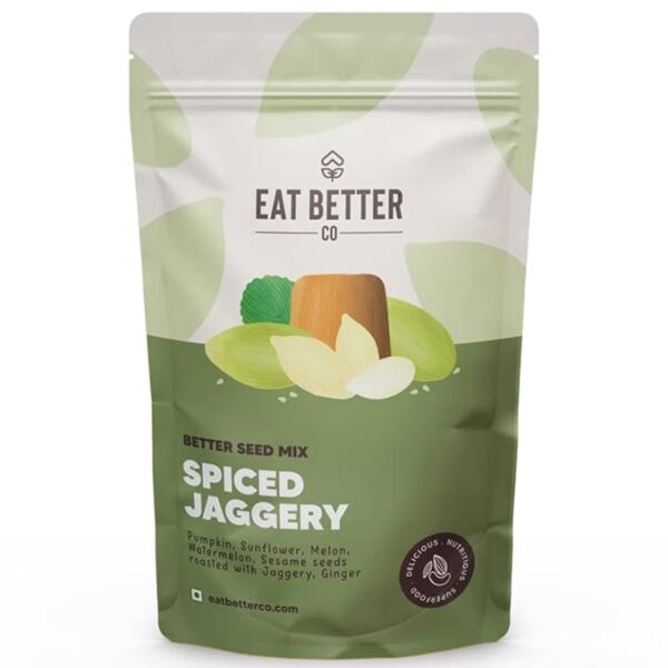 EAT BETTER CO - Five Seed Mix | Spiced Jaggery Roasted Super Seeds
