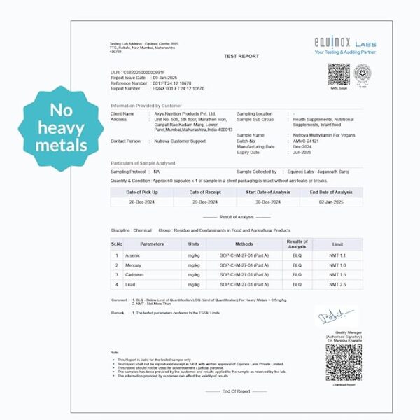 NUTROVA Multivitamin For Vegans - Image 7
