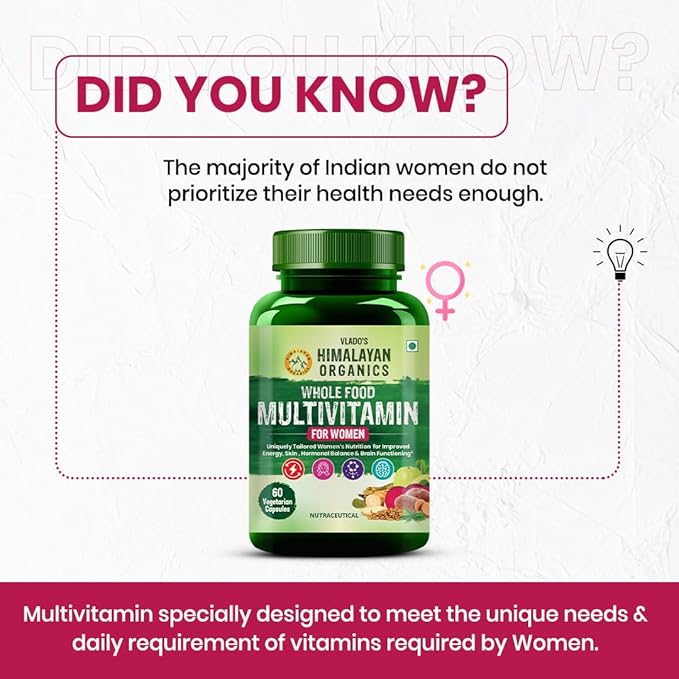 Vlado's Himalayan Organics Whole Food Multivitamin For Women - Image 4