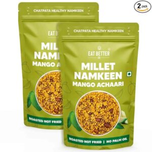 Eat Better Co – Millet Namkeen – Mango Achari – Chatpata,
