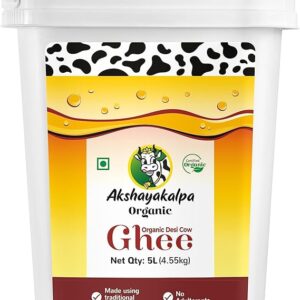 Akshayakalpa Organic Desi Cow Ghee –5 Ltr - Pure organic ghee