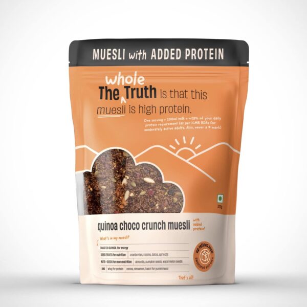 The Whole Truth - Breakfast Muesli | Quinoa Choco Crunch | 320grams