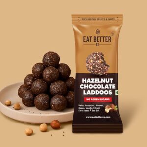 EAT BETTER CO - Hazelnut Chocolate Sugar-Free Laddoos