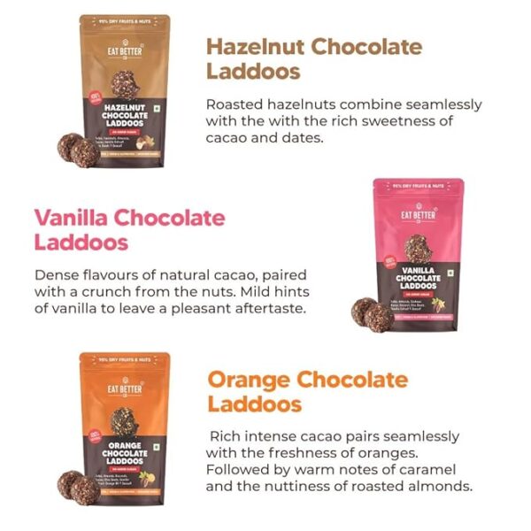 Eat Better Co - Assorted Healthy Laddoos - 42 Laddoos in Six Flavours - Image 4