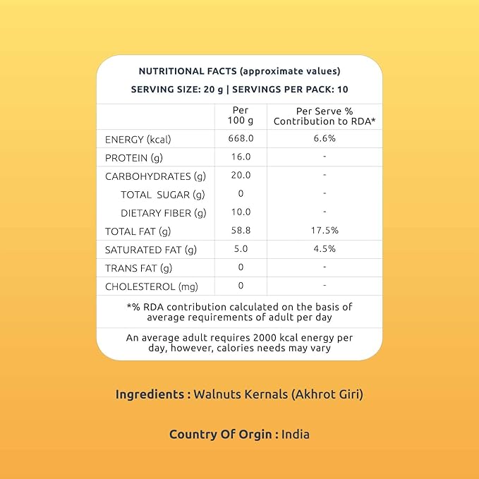 Farmley Walnut Broken Kernels | 200 g | Walnuts Without Shell - Image 3