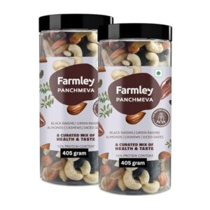 Farmley Panchmeva Dry Fruits Mix, 405g, Pack of 2