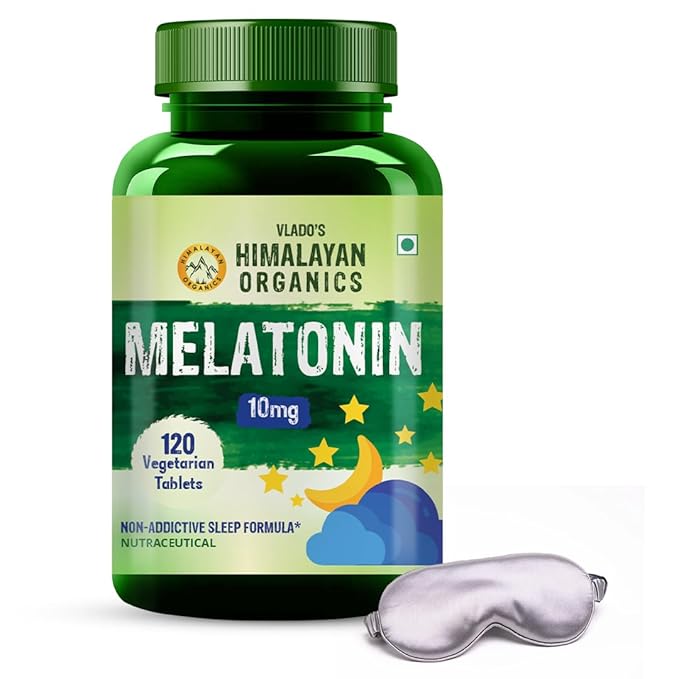 Vlado's Himalayan Organics Melatonin 10 MG Healthy Sleep Cycle