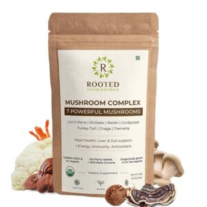 Rooted Actives 7 Mushrooms Complex (60 g) extract powder