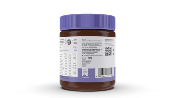 The Whole Truth-Dark Chocolate Peanut Spread | 325 gram | Crunchy - Image 2