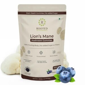Rooted Active's Lion's Mane Mushroom Gummies