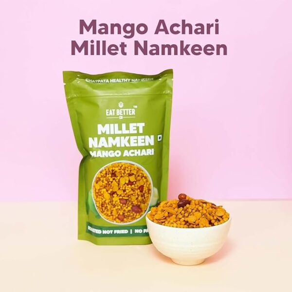 Eat Better Co - Mother’s Day Gift Hamper – 10 Items Combo: Mango Achari Millet Namkeen - Image 4