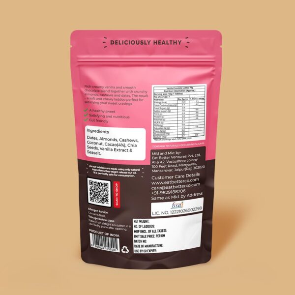 EAT BETTER CO Vanilla & Chocolate Sugar-Free Laddoos - Image 7