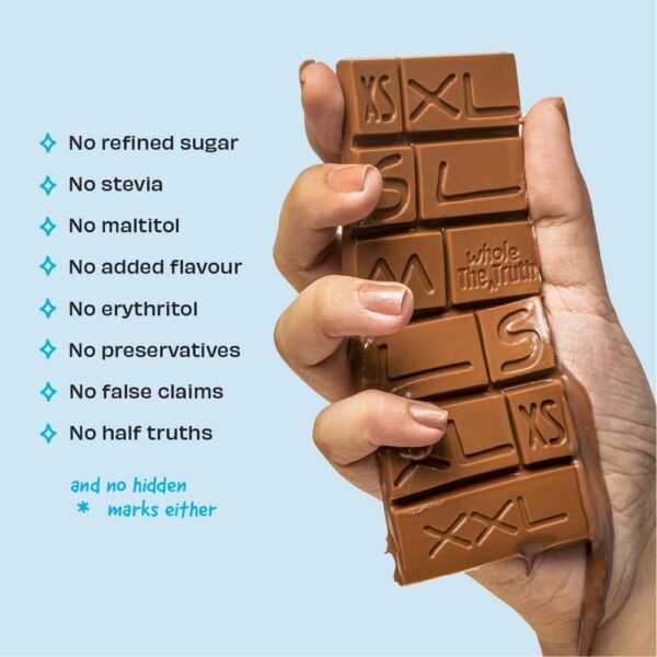 The Whole Truth - Assorted Milk Chocolates - Pack of 6 x50g Bars - Image 4