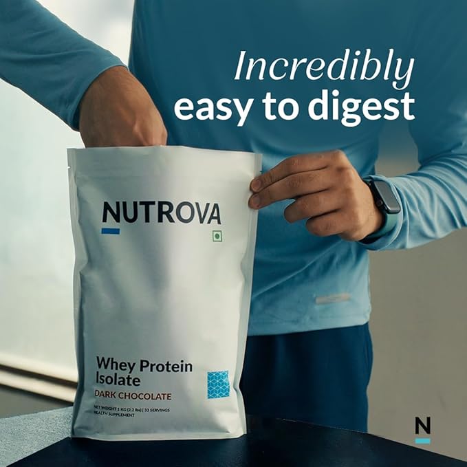 Whey Protein Isolate Dark Chocolate 1Kg (Pack of 1) - Image 3