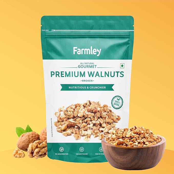 Farmley Walnut Broken Kernels | 200 g | Walnuts Without Shell - Image 4