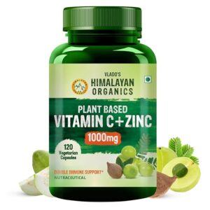 Vlado’s Himalayan Organics Plant Based Vitamin C with Zinc