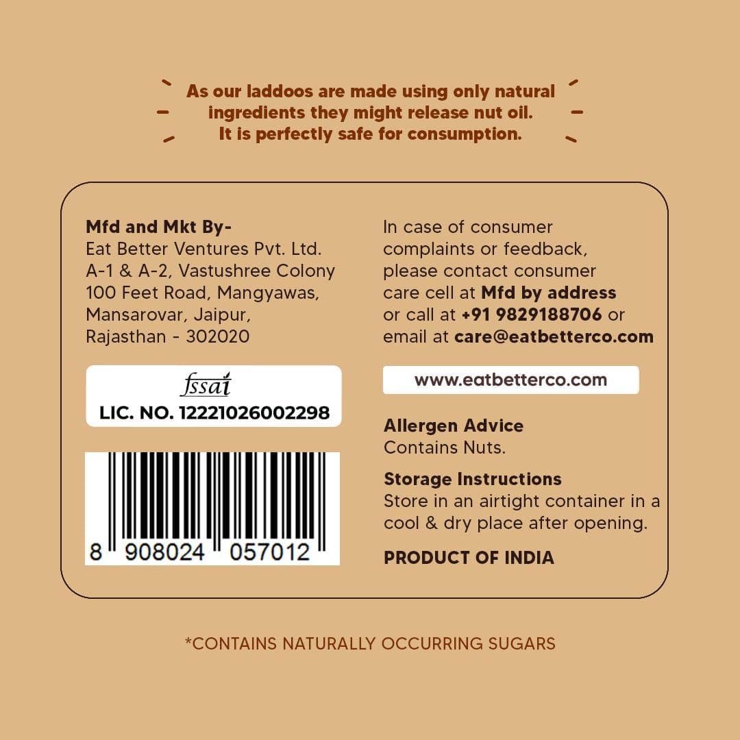 Eat Better Co - Peanut & Chocolate Sugar-Free Laddoos - Image 6