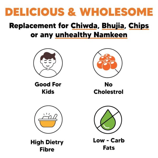 Eat Better Co – Millet Namkeen – Chilli Garlic – Chatpata, Healthy Namkeen Snacks - Image 7