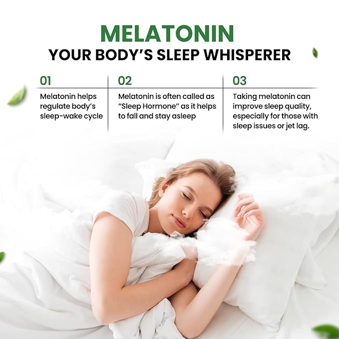 Vlado's Himalayan Organics Melatonin 10 MG Healthy Sleep Cycle - Image 3