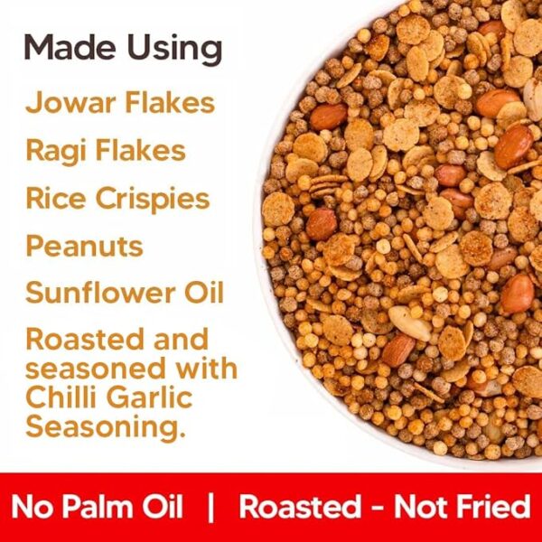 EAT BETTER CO - Chatpata Chilli Garlic Millet Mixture - Image 3
