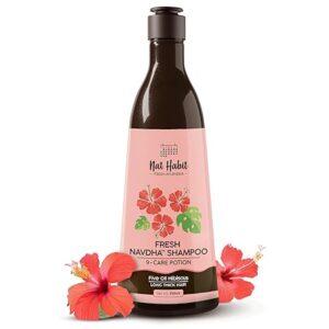 Nat Habit Hibiscus Navdha Shampoo with Amla For Women & Men 250ml