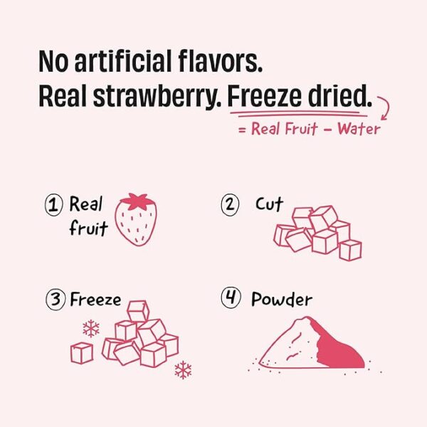 The Whole Truth Whey Protein Isolate+Concentrate | Strawberry Shake - Image 3