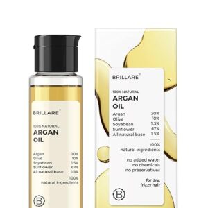 Brillare Argan Hair Oil, with the Goodness of Olive oil & Sunflower Oil(100ml)