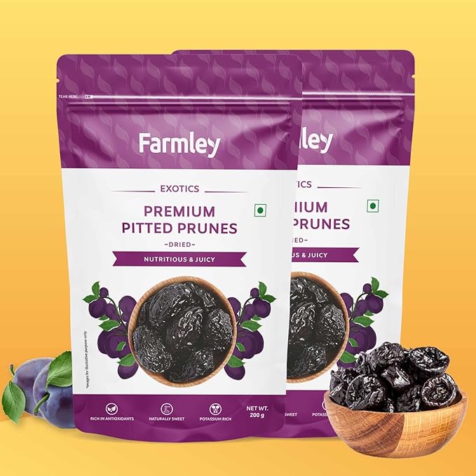 Farmley Premium California Pitted Dried Prunes 200 grams - Image 3