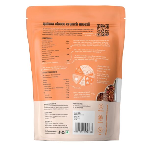 The Whole Truth - Breakfast Muesli | Quinoa Choco Crunch Muesli - Image 6