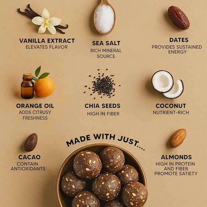 Eat Better Co Better Laddoos - Orange & Chocolate - Delicious Sugar-Free Laddoos - Image 4