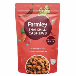 Farmley Roasted Thai Chilli Flavour Cashews 160g