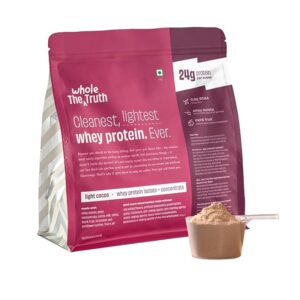 The Whole Truth Whey Protein Isolate+Concentrate | Light Cocoa