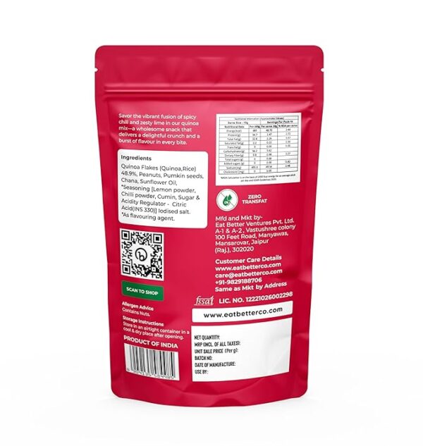 Eat Better Co – Quinoa Healthy Namkeen – Chatpata Chilli Lime - Image 5