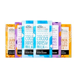 The Whole Truth - Assorted Milk Chocolates - Pack of 6 x50g Bars