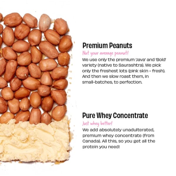 The Whole Truth - No Added Sugar Protein Peanut Spread - 925g - Image 3