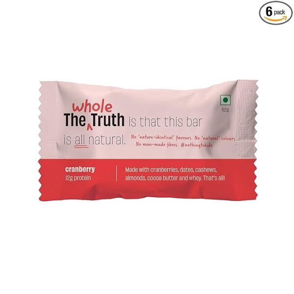 The Whole Truth - Protein Bars | Cranberry