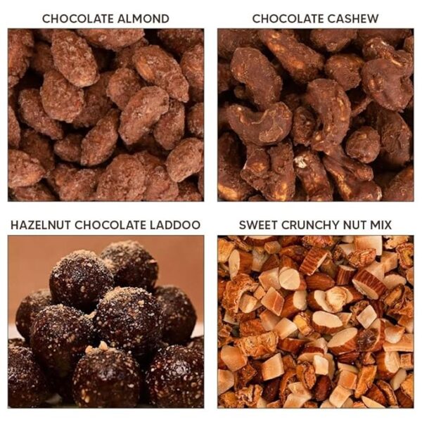 Eat Better Co - Dry-Fruits Gift Hamper – 5 Item Gift Set | Hazelnut Chocolate Laddoos - Image 6