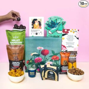 Eat Better Co - Mother’s Day Gift Hamper – 10 Items Combo: Mango Achari Millet Namkeen