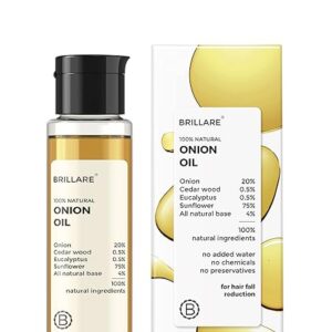 Brillare Onion Hair Oil with the Goodness of Cedar Wood (100ml)