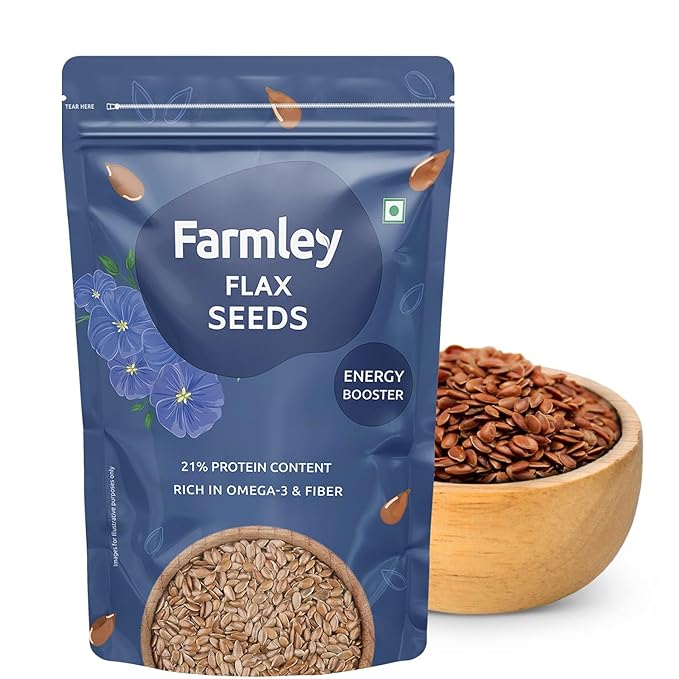 Farmley Premium Flax Seeds, Alsi Seeds - 200 grams - Image 3