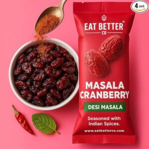 Eat Better Co Chatpata Cranberry - Pack of 4